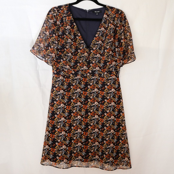 Madewell Floral midi dress - Picture 1 of 2